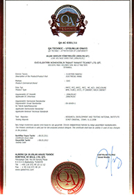 2006 / 95 EC LV Conformity Certificate