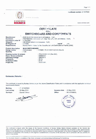 Bureau Veritas - Marine Certificate