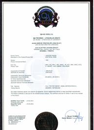 CE Conformity Certificate