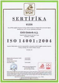 iso -14001-Çevre Yönetim Sistemi Sertifikası-