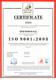 ISO 9001 - Kalite Yönetim Sistemi Sertifikası